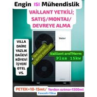 Vade farksız 9-12 taksit Vaillant Arotherm PLUS 15 KW ISI POMPASI